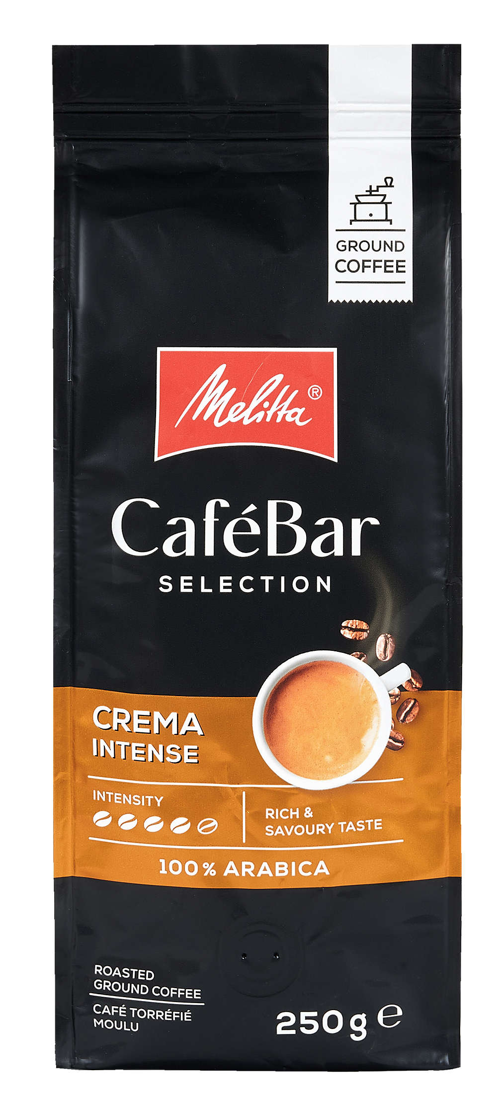 Изображение за продукта Melitta Café Bar Мляно кафе Crema Intense
