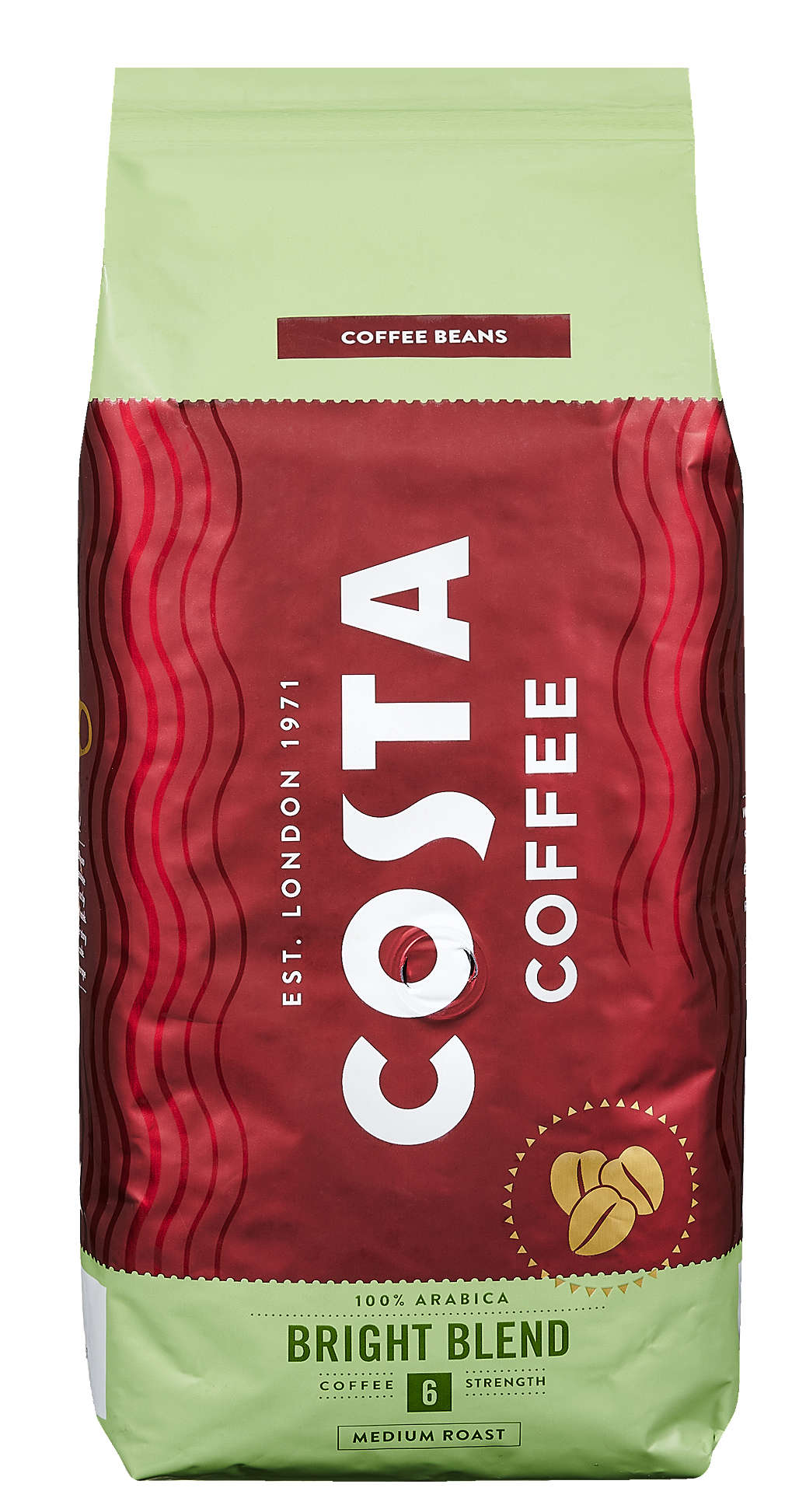 Изображение за продукта Costa Кафе на зърна Bright Blend