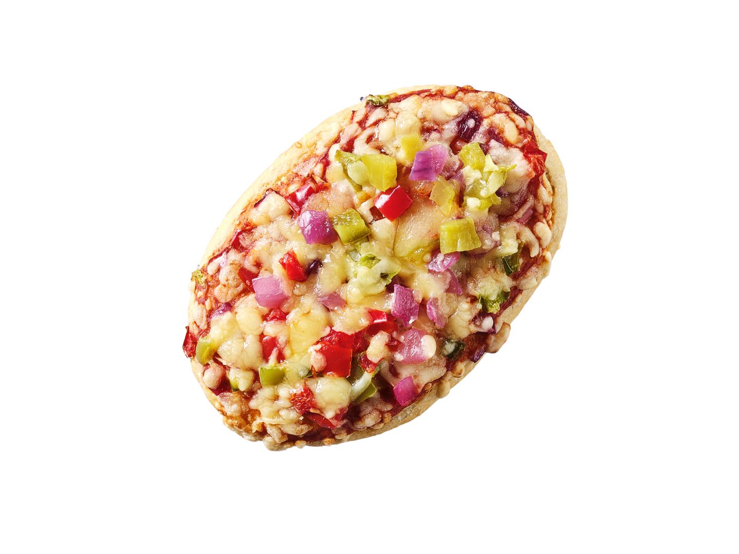 Изображение на Пица с карфиол, лук и чушка