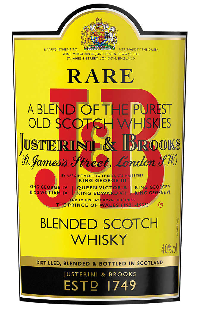 Изображение за продукта J & B Шотландско уиски 40% vol