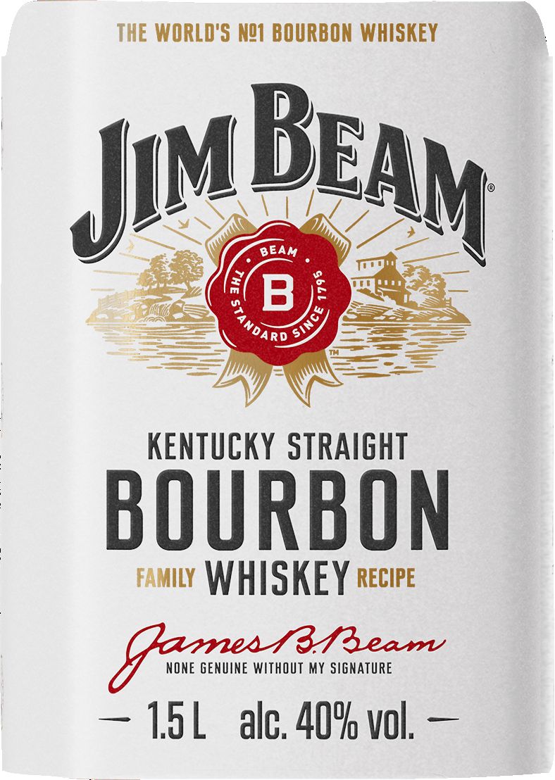 Изображение на Jim Beam Бърбън уиски
40% vol