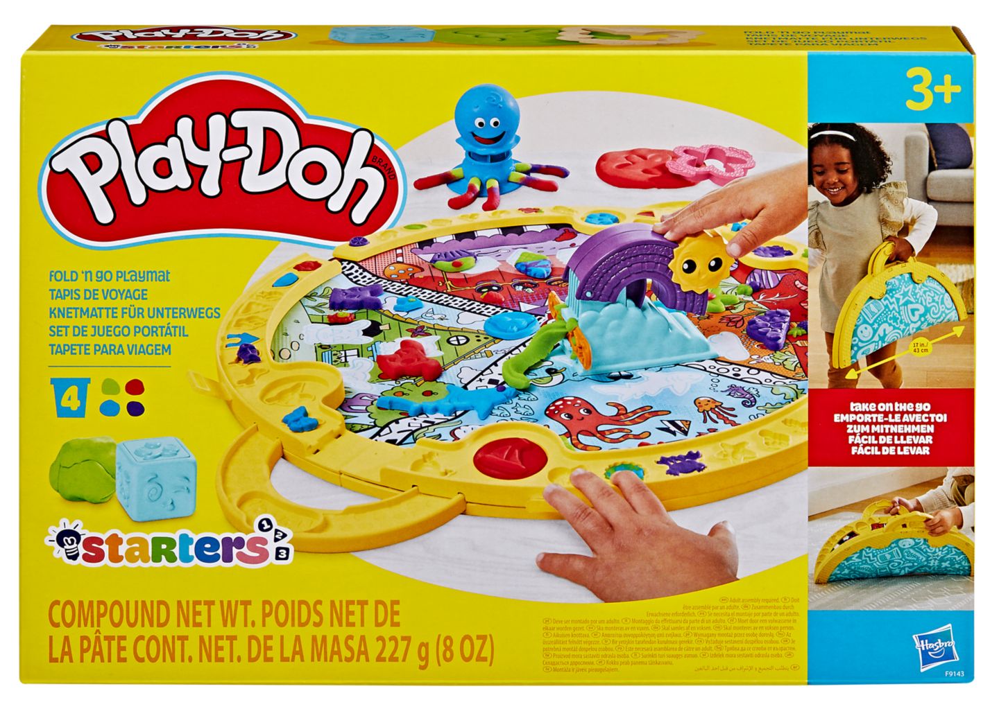 HASBRO Play-Doh Starters Knetmatte »Fold 'n Go«
