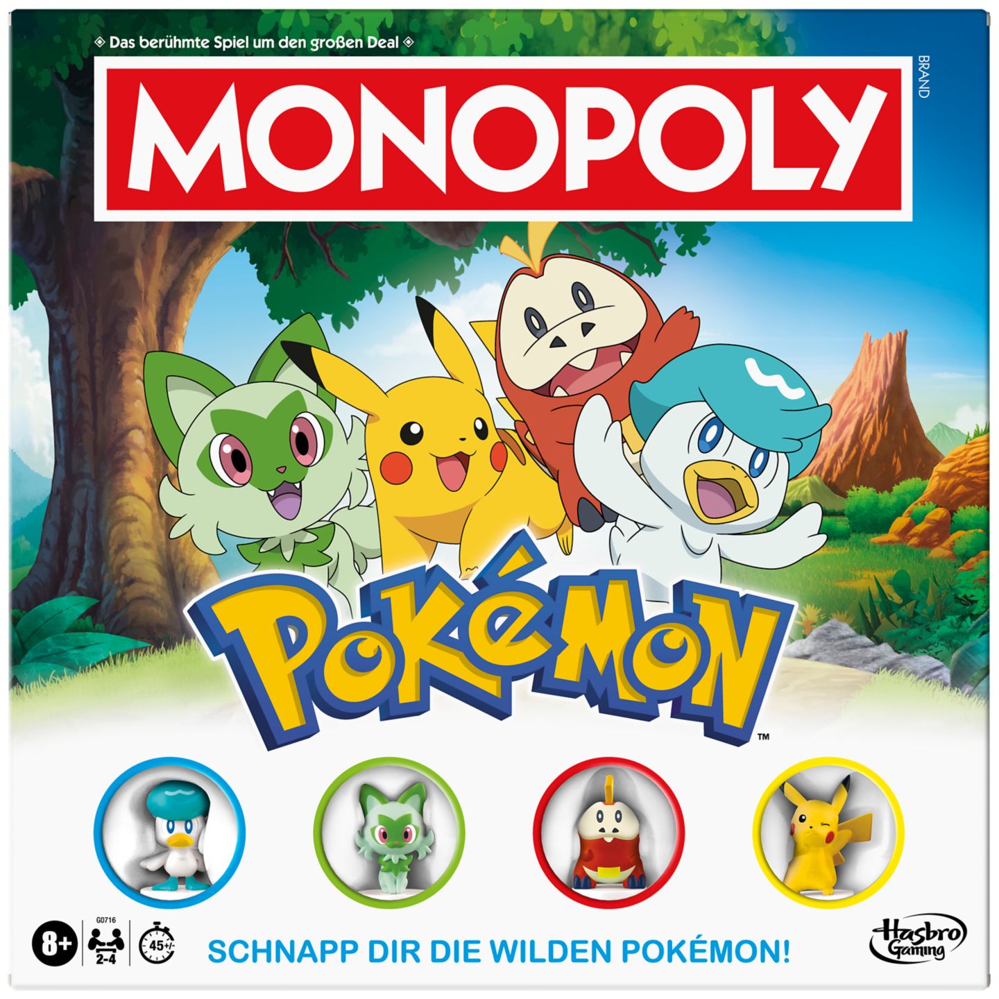 HASBRO »Monopoly« - Pokémon-Edition Brettspiel