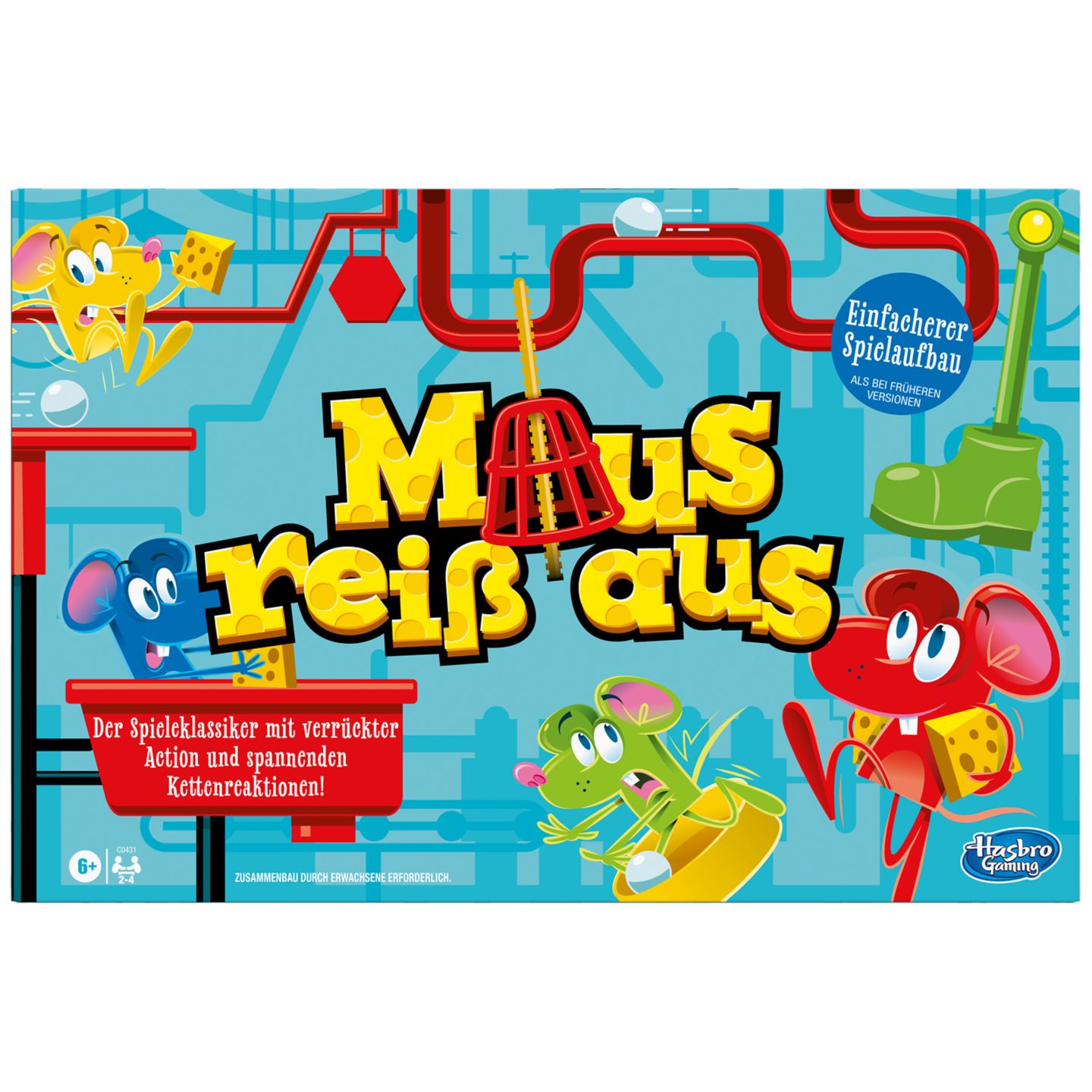 HASBRO Brettspiel »Maus reiß aus«