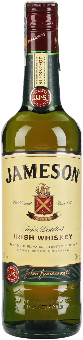 Jameson Irish whiskey
40%