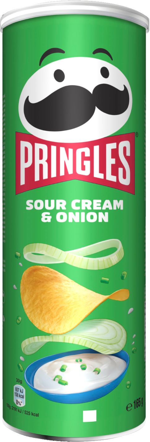 Изображение на Pringles Чипс
сметана и лук