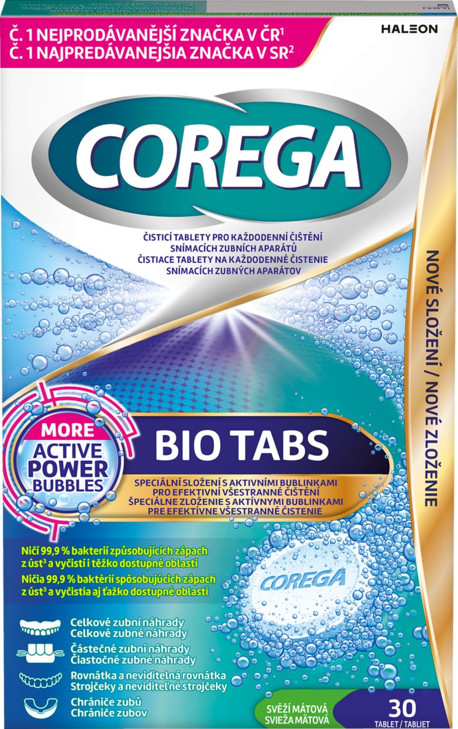 Corega Tabs Bio Formula
tab.na protézy