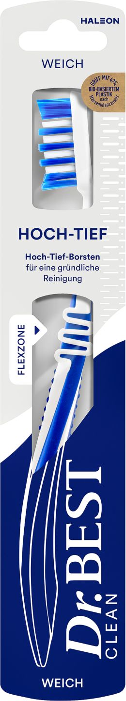DR. BEST Zahnbürste Hoch-Tief
