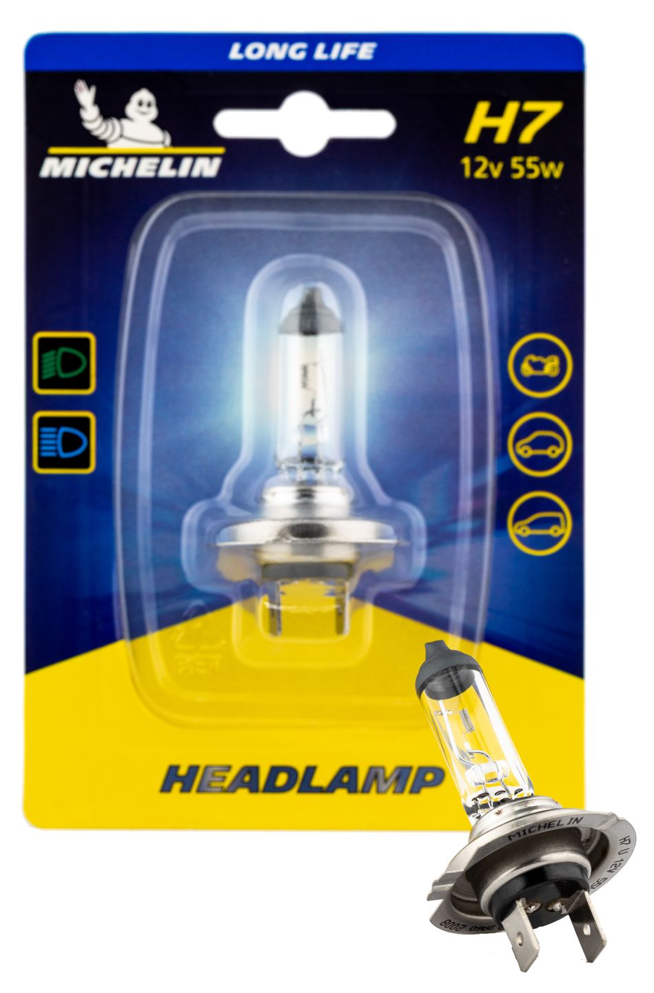 Michelin Auto žarulja H7 12V55W LL