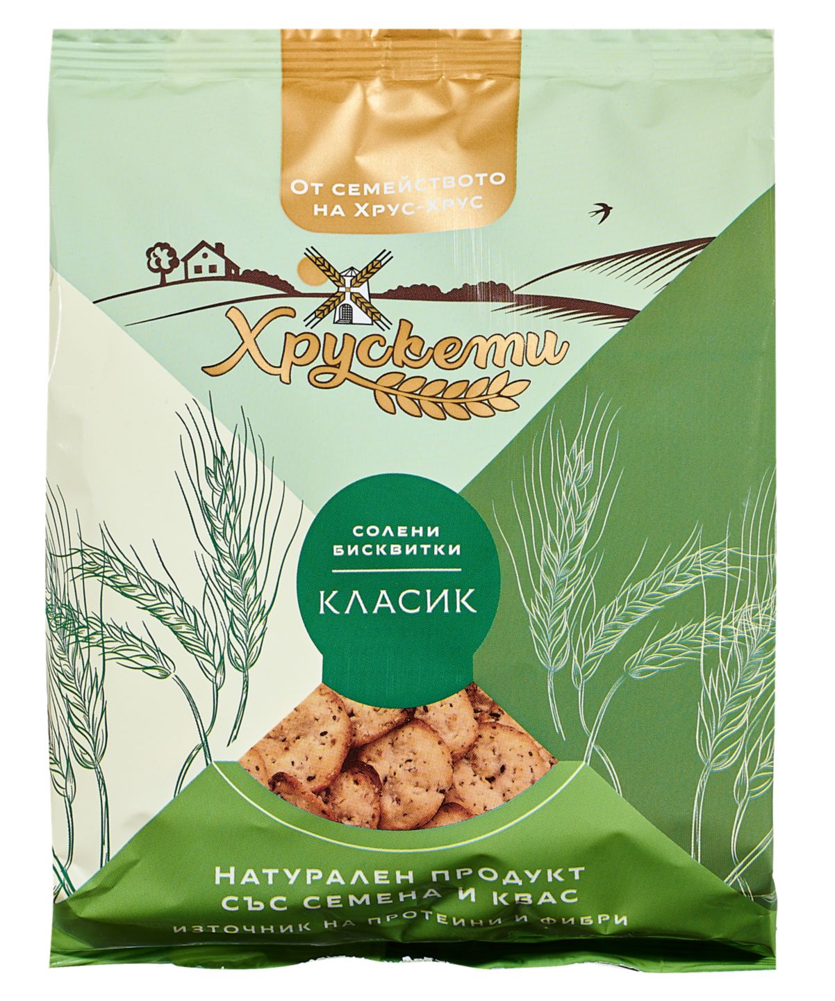 Изображение на Хрускети Солени бисквити
със семена