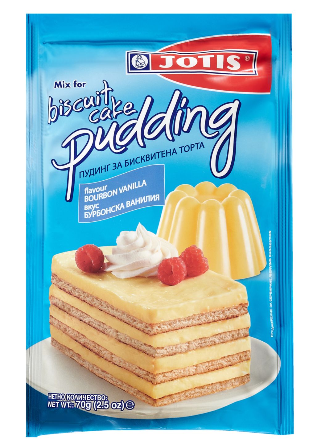Изображение на JOTIS Пудинг торта
различни видове