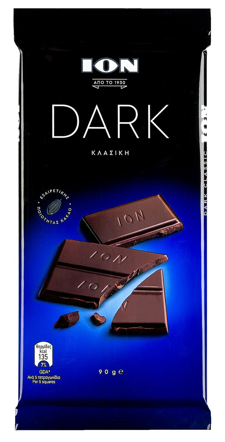 Изображение на ION DARK Натурален шоколад
90 г