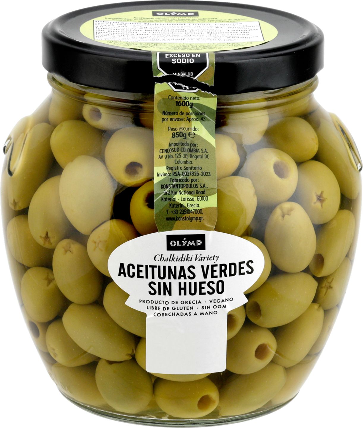 Olymp Zelené olivy
bez pecky