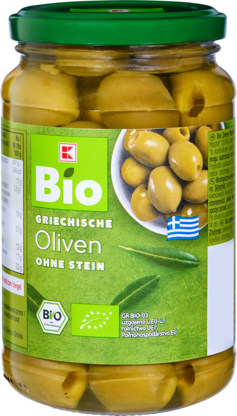 K-Bio Zelené olivy