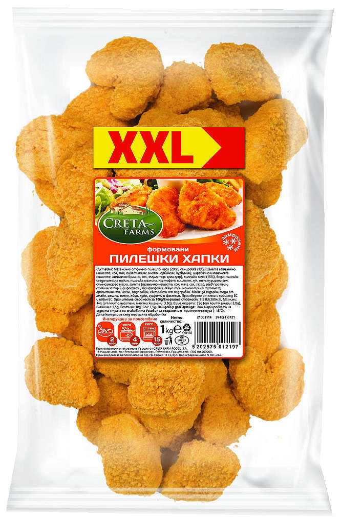Изображение за продукта Creta Farms Панирани пилешки хапки 1 кг