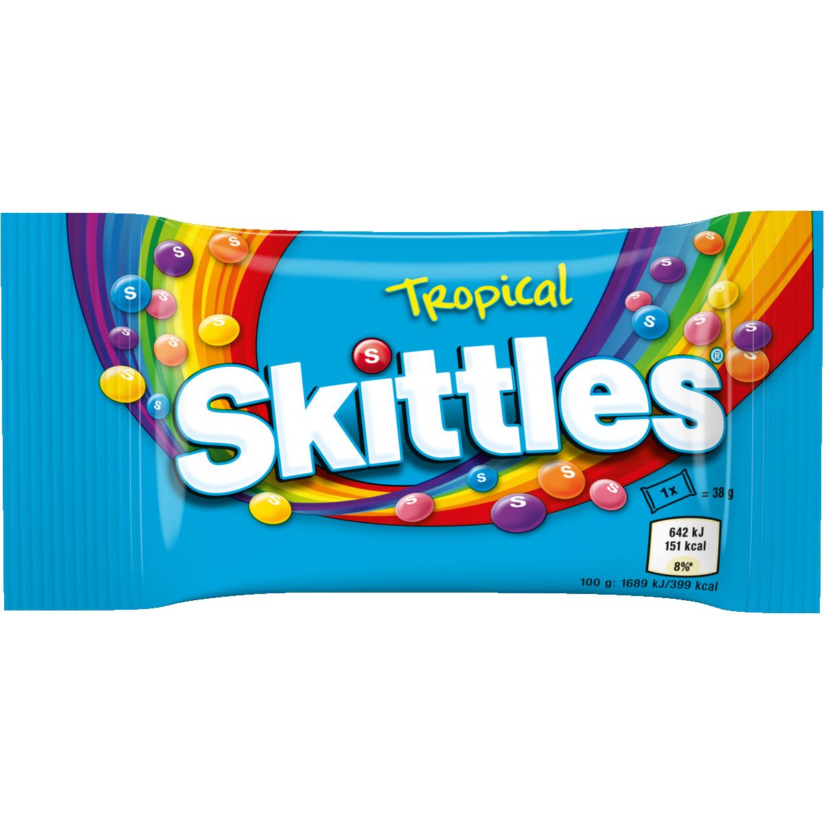 Изображение на Skittles Бонбони драже Tropical
38 г