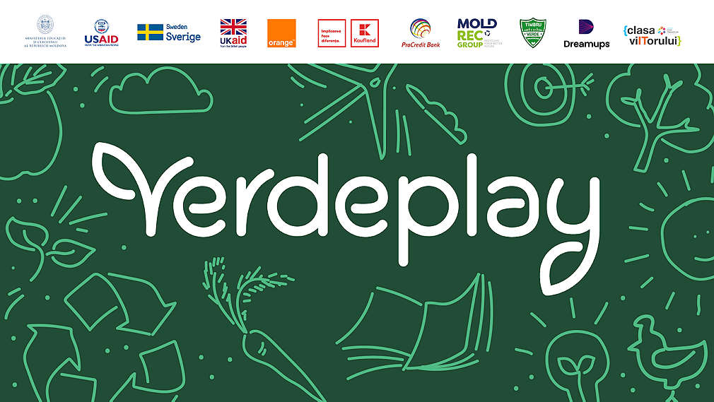 Ediția pilot Verde Play: peste 30 inovații pentru mediu construite în 30 de școli din Moldova de cei 667 elevi din proiect 