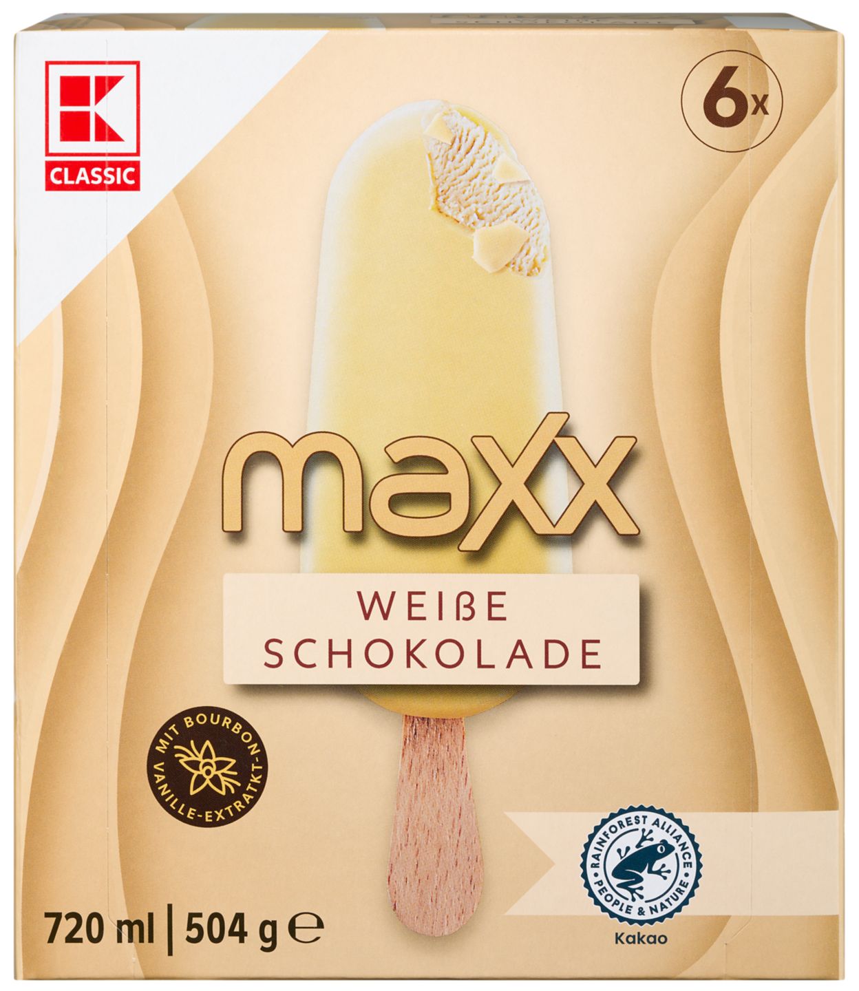 K-Classic Maxx Mrazený krém biela čoko