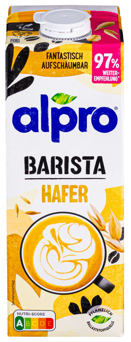 ALPRO Barista Hafer, Vanilla oder Sojadrink Vanillegeschmack