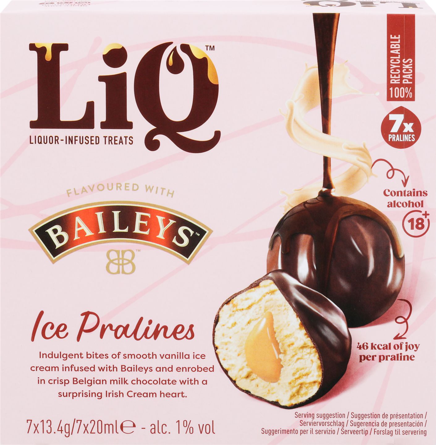 LiQ Baileys Zmrzlinové pralinky
obsah alkoholu 1%