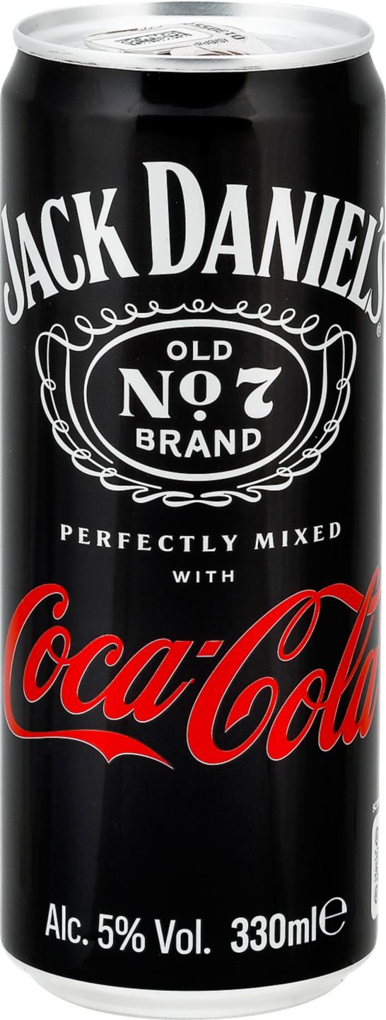 Jack&Cola Míchaný alkoholický nápoj
5%