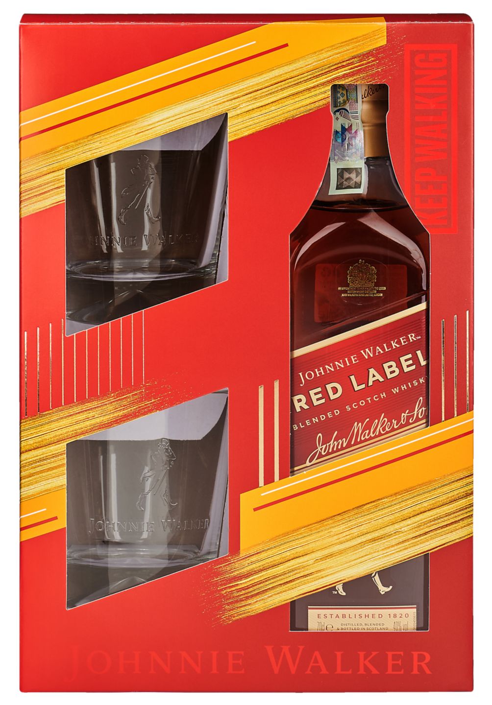Изображение на Johnnie Walker Шотландско уиски
+ 2 чаши