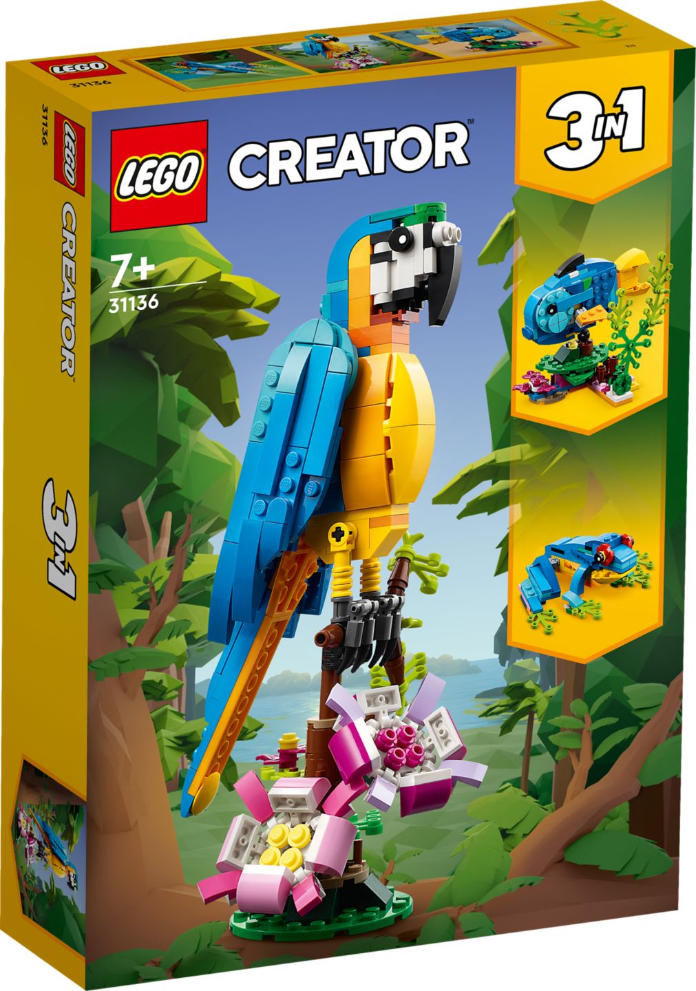 LEGO CREATOR »Exotischer Papagei« 3-in-1-Spielset 31136