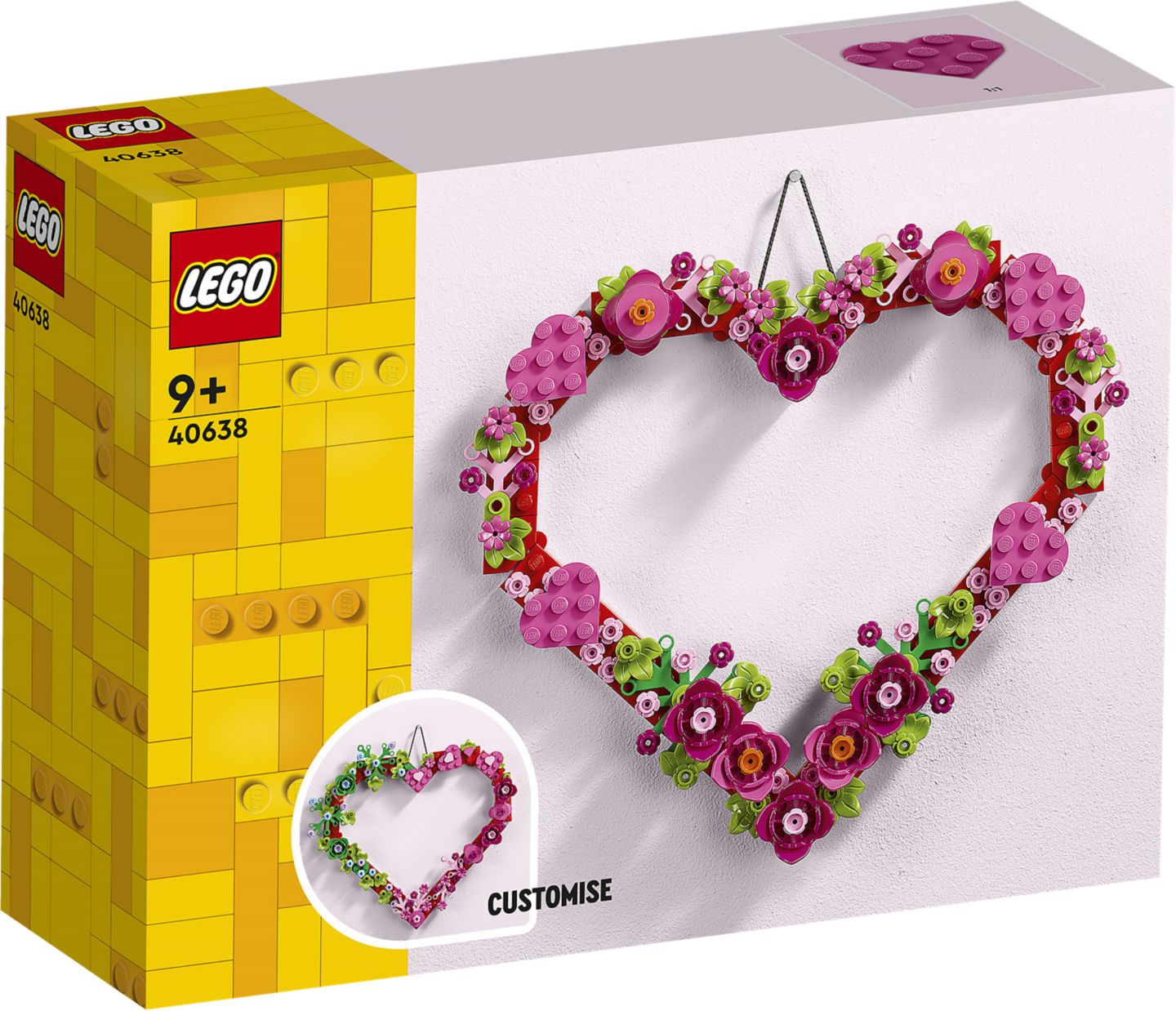 LEGO® Iconic Ozdoba ve tvaru srdce 40638