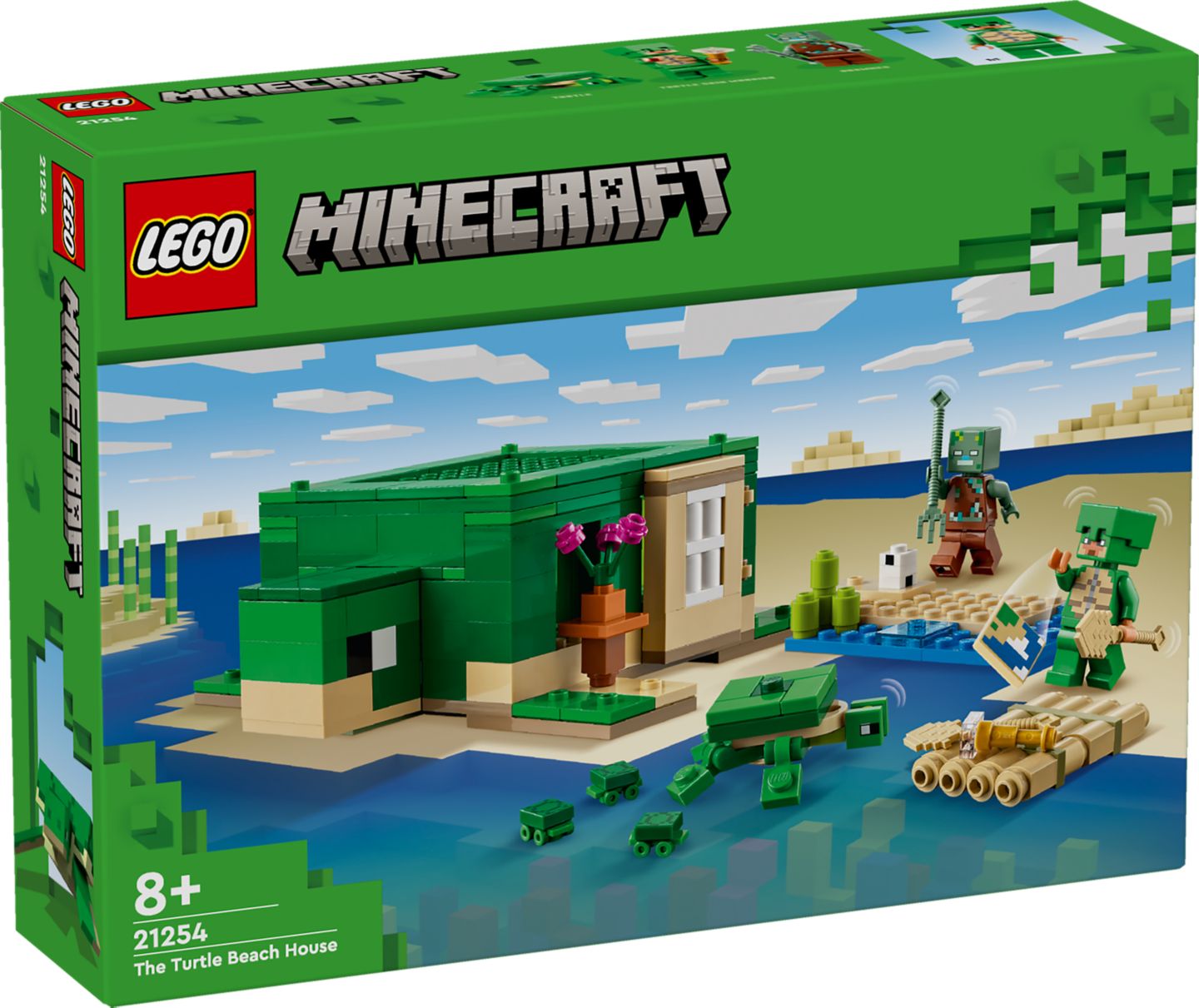 LEGO Minecraft Želví domek
na pláži 21254