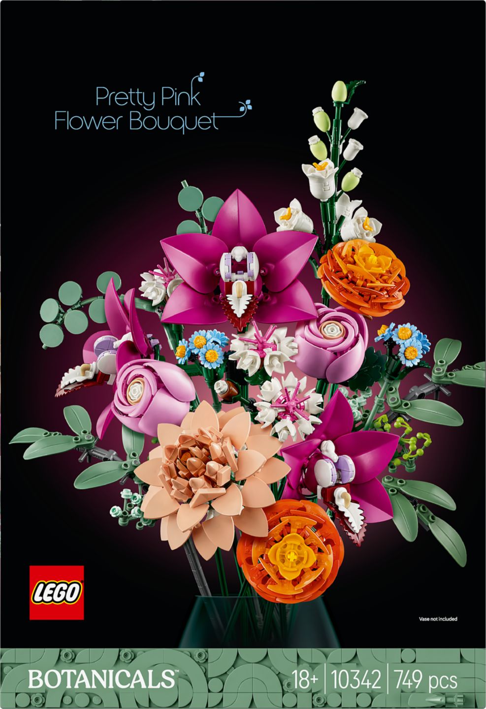 Lego Botanicals Krásná kytice růžových
květin