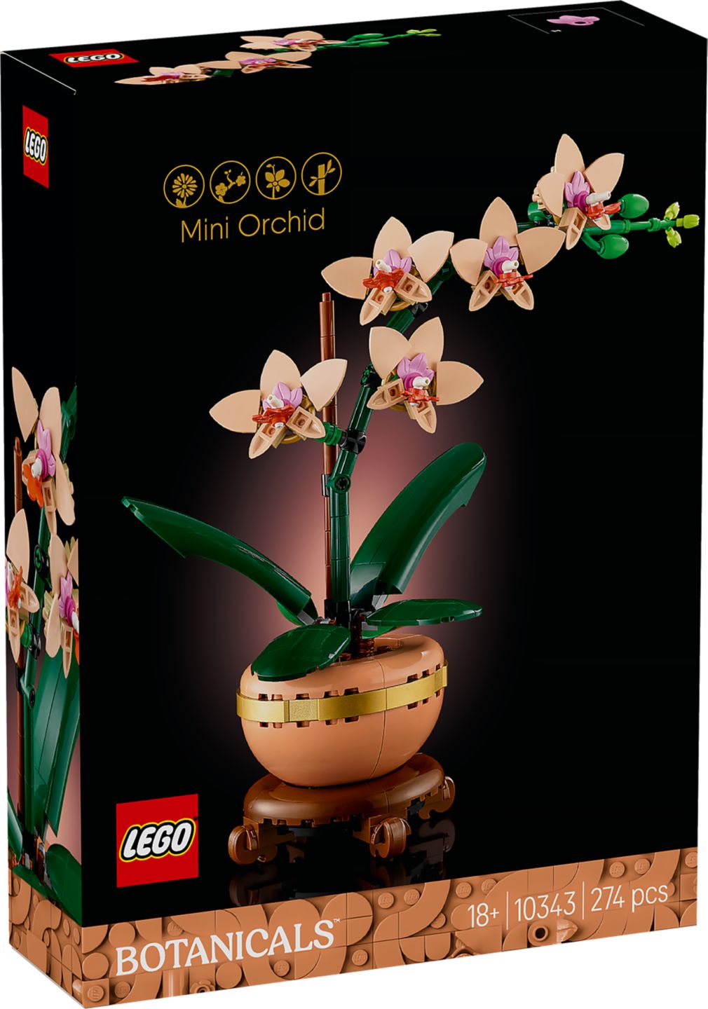 LEGO® Botanicals Miniaturní orchidej 10343