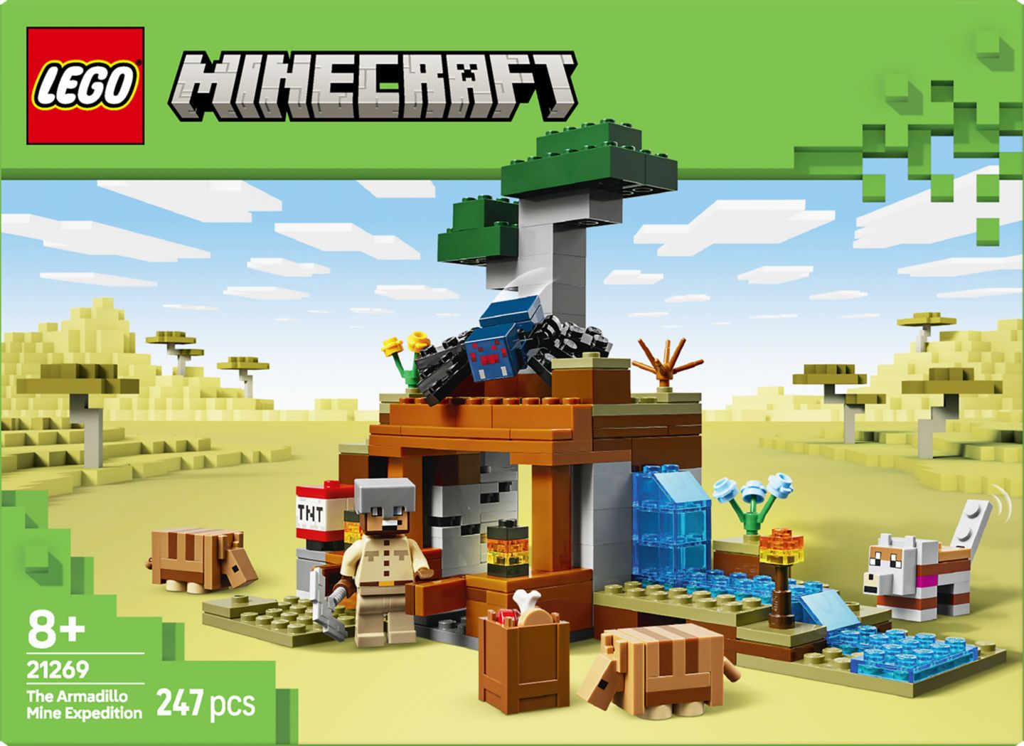 LEGO Minecraft® Výprava do bane a pásovec