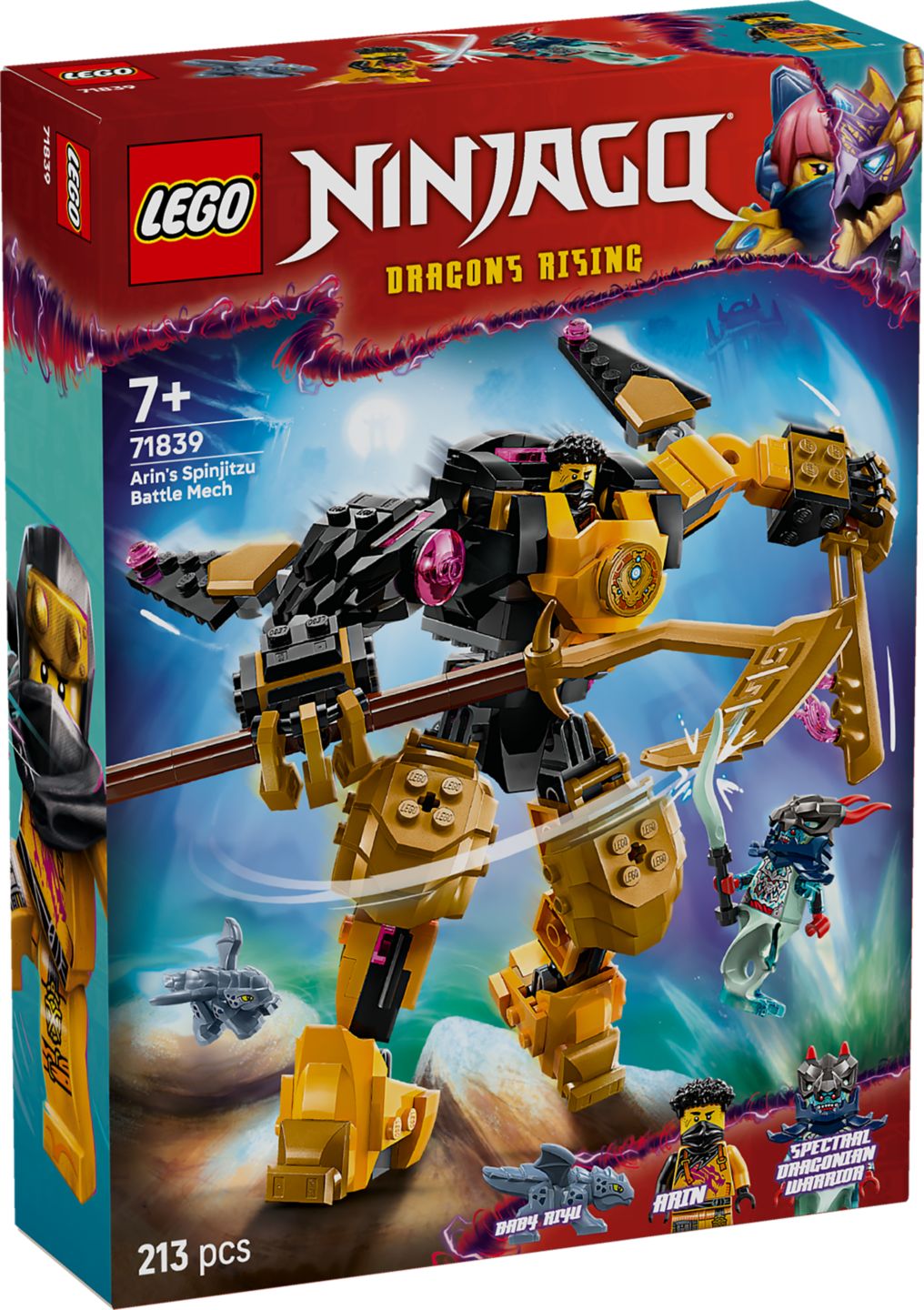 LEGO NINJAGO »Arins Spinjitzumech« Bau- und Spielset 71839