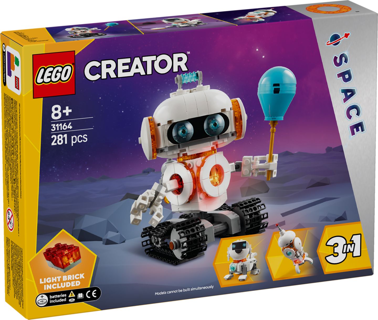 LEGO CREATOR »Weltraum-Roboter« 3-in-1-Spielset 31164