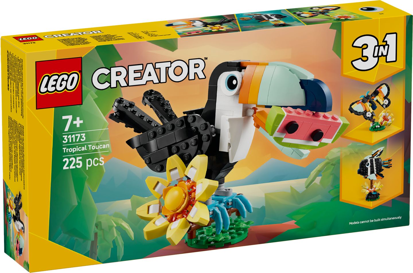 LEGO CREATOR »Wilde Tiere: Tukan« 3-in-1-Set 31173