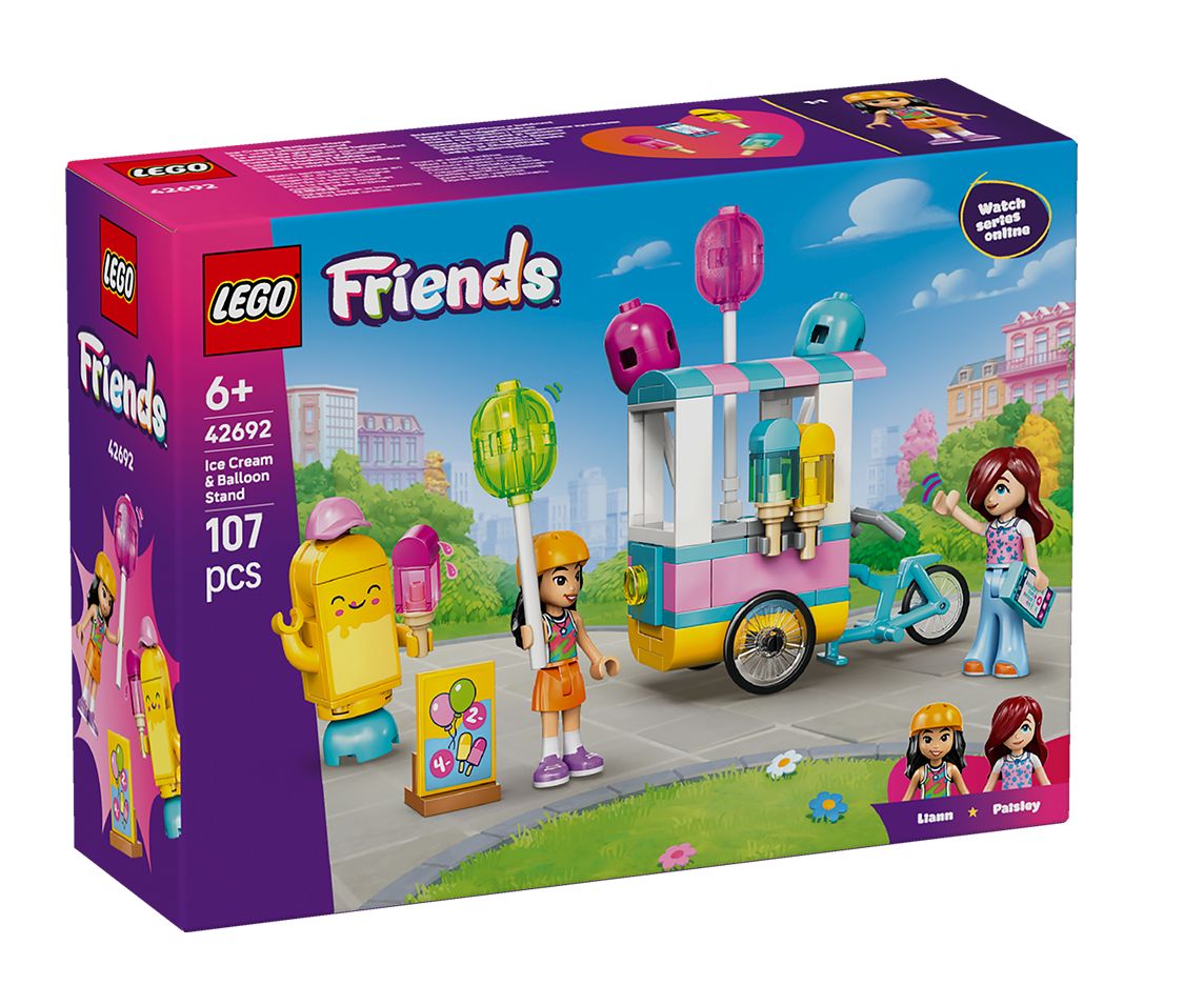 LEGO Stánek se zmrzlinou a
balónky 42692