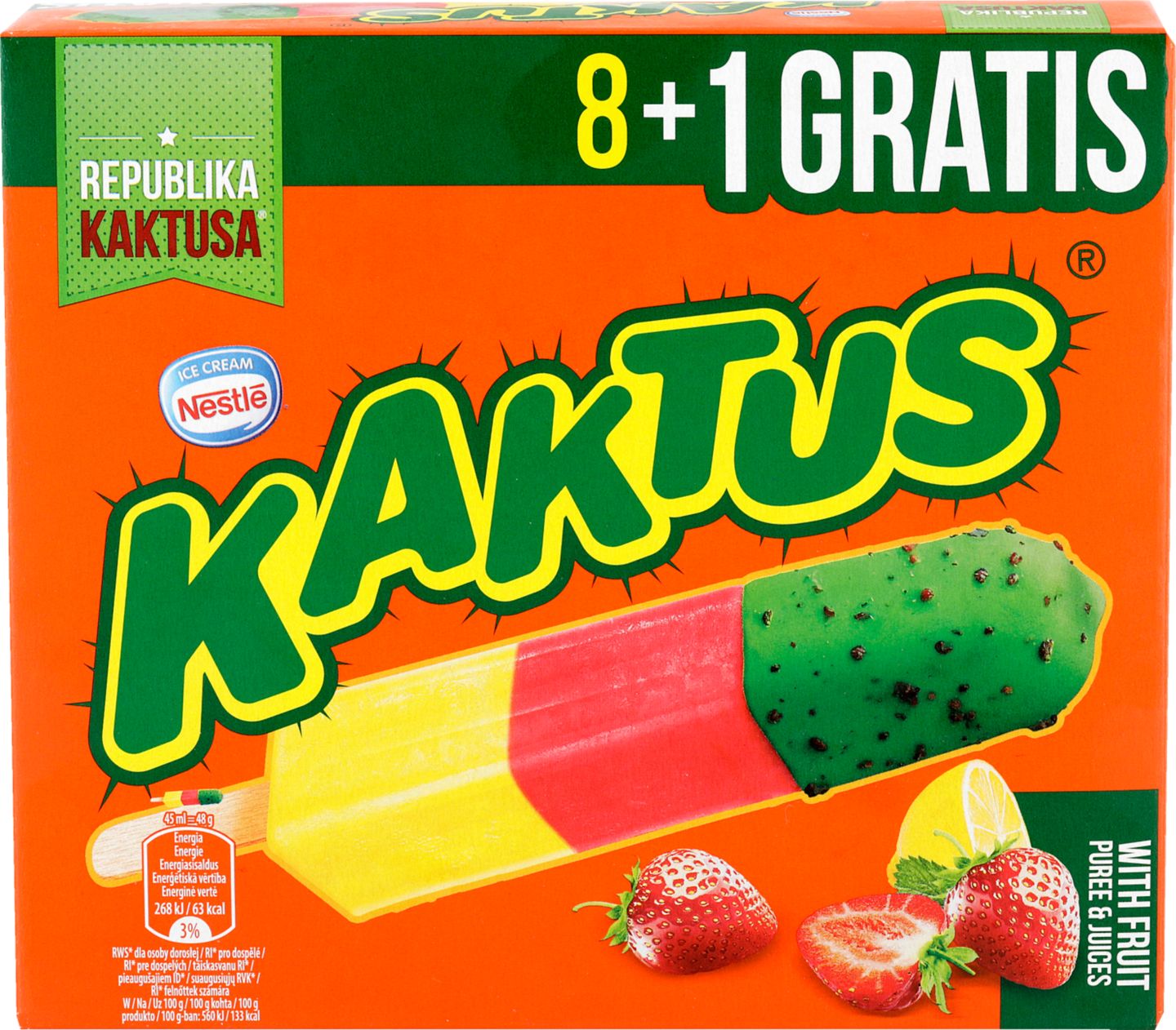 Kaktus Vodová zmrzlina