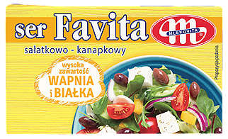 Mlekovita Favita Ser sałatkowo - kanapkowy