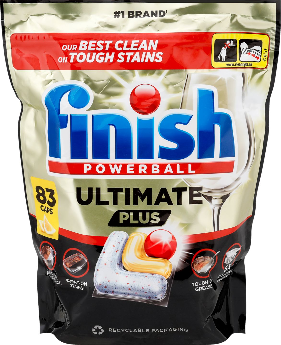Finish Ultimate+ Kapsle do myčky