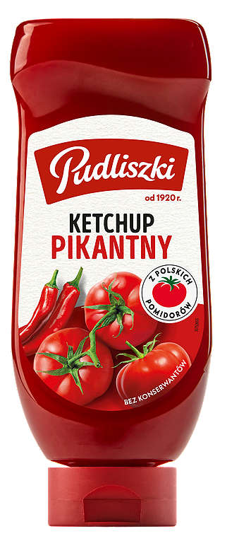 Pudliszki Ketchup pikantny, łagodny