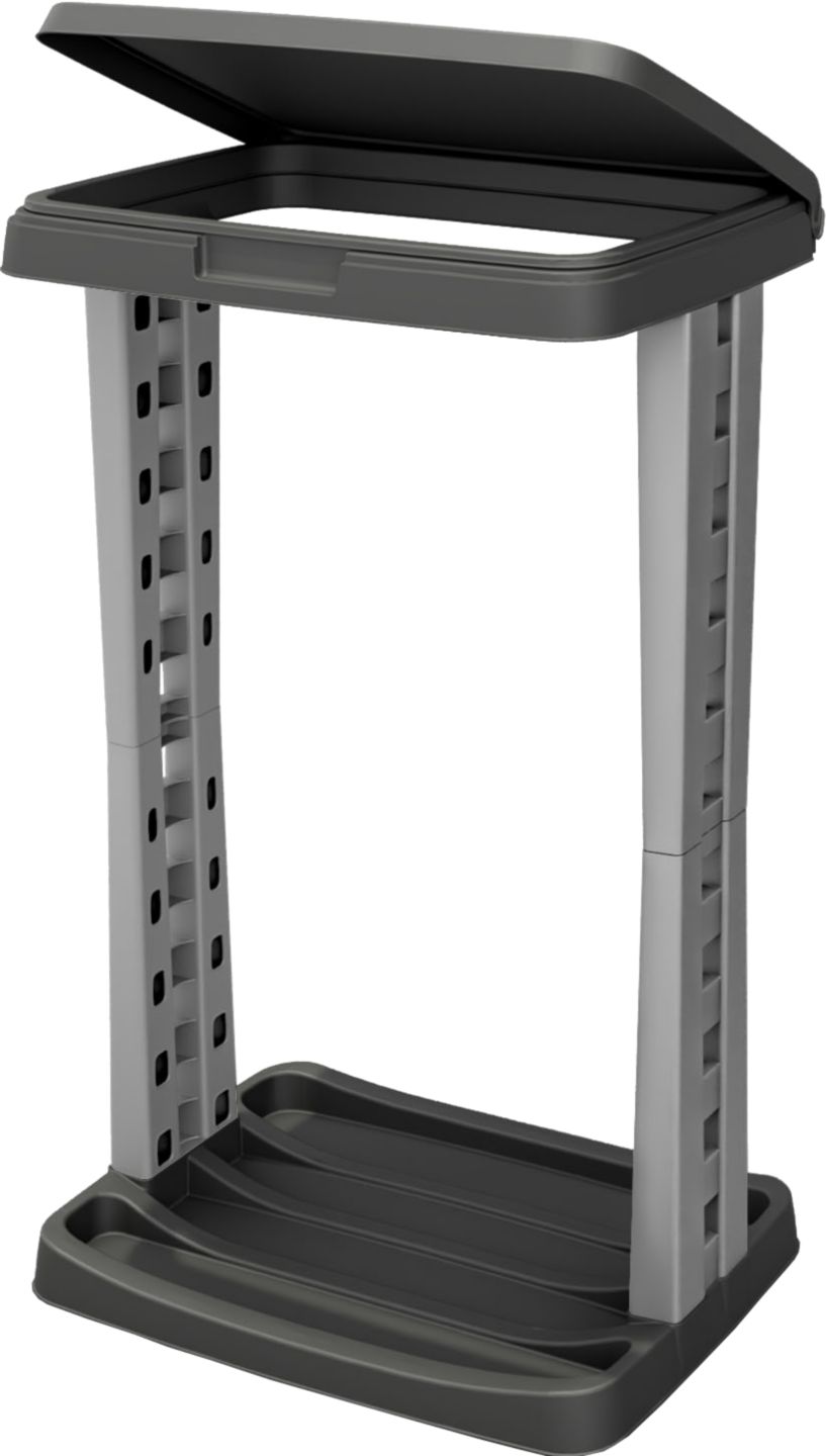 Stojan na pytle na odpadky plastový