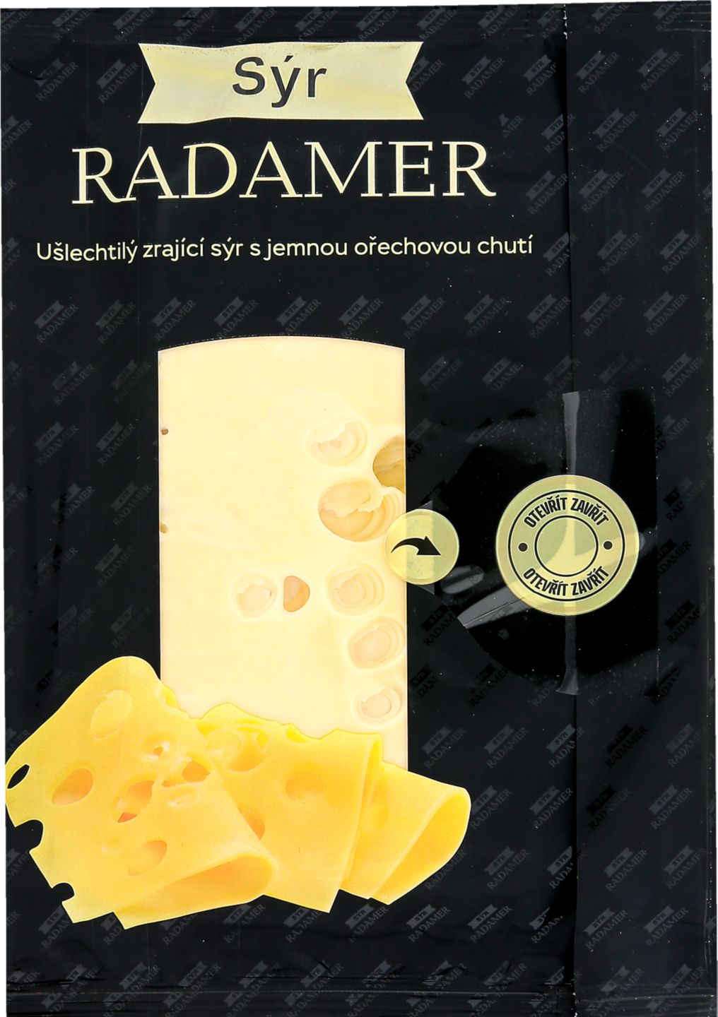 Radamer Polotvrdý sýr s oky
natur/uzený
