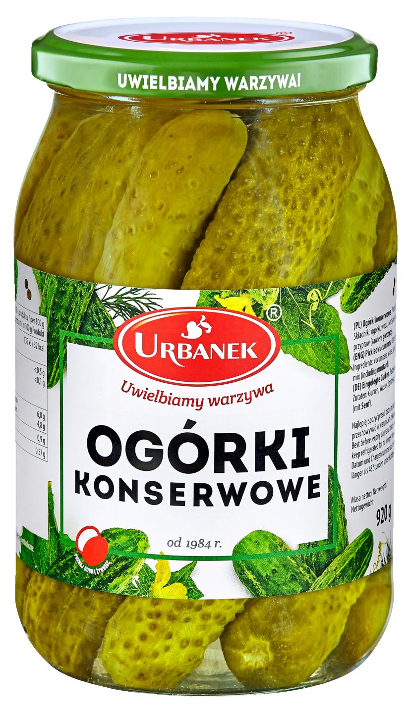 Urbanek Ogórki konserwowe