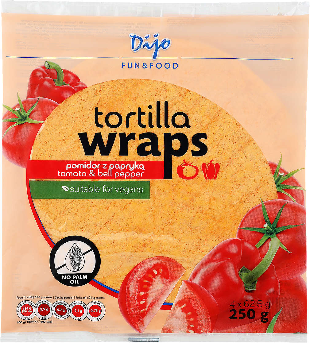 Zobrazenie výrobku Tortilly paradajkové alebo špenátové
