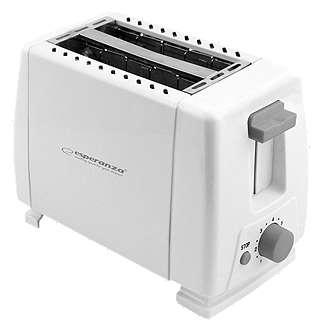 Toster Caprese moc 600 W
7-stopniowa regulacja temp.