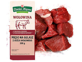 K-STOISKO MIĘSNE Mięso na gulasz z udźca woł.