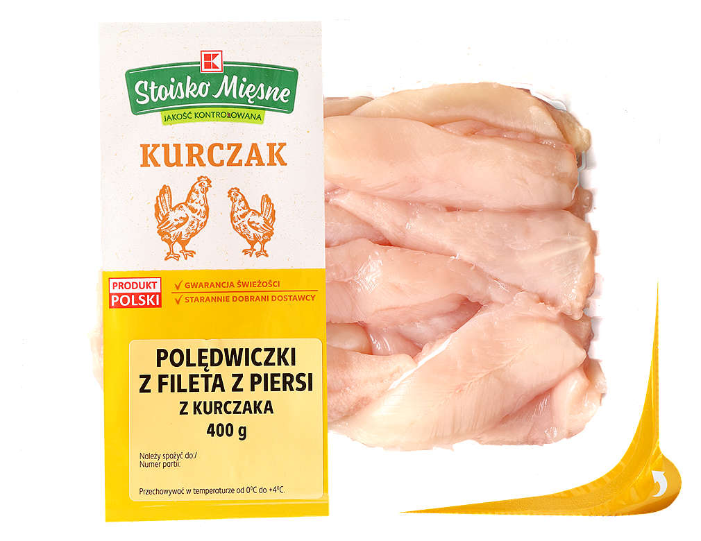 Zdjęcie oferty K-STOISKO MIĘSNE Polędwiczki z fileta z piersi kurczaka