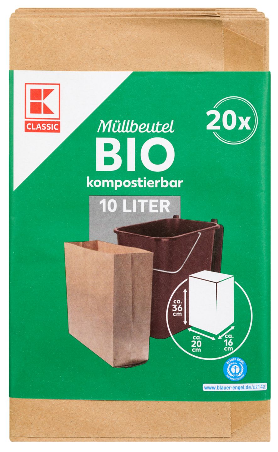 Изображение на K-CLASSIC Био хартиена торбичка за
боклук