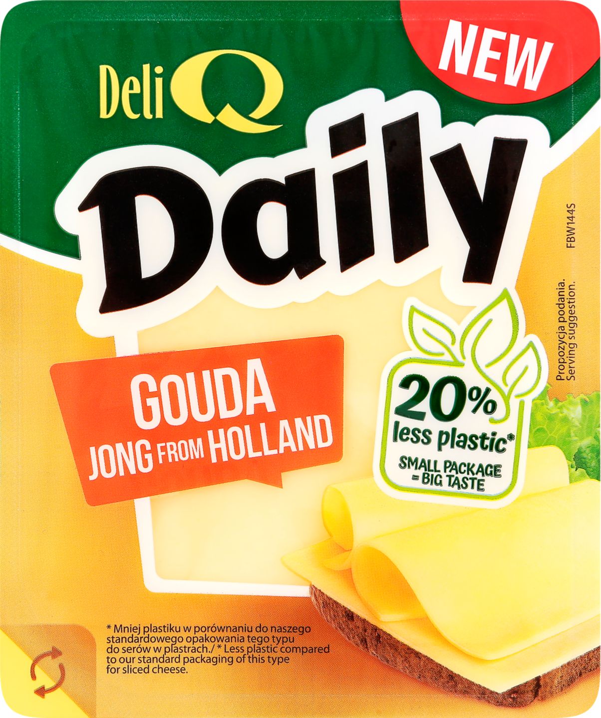 DELI Q DAILY Holandská Gouda
plátky
