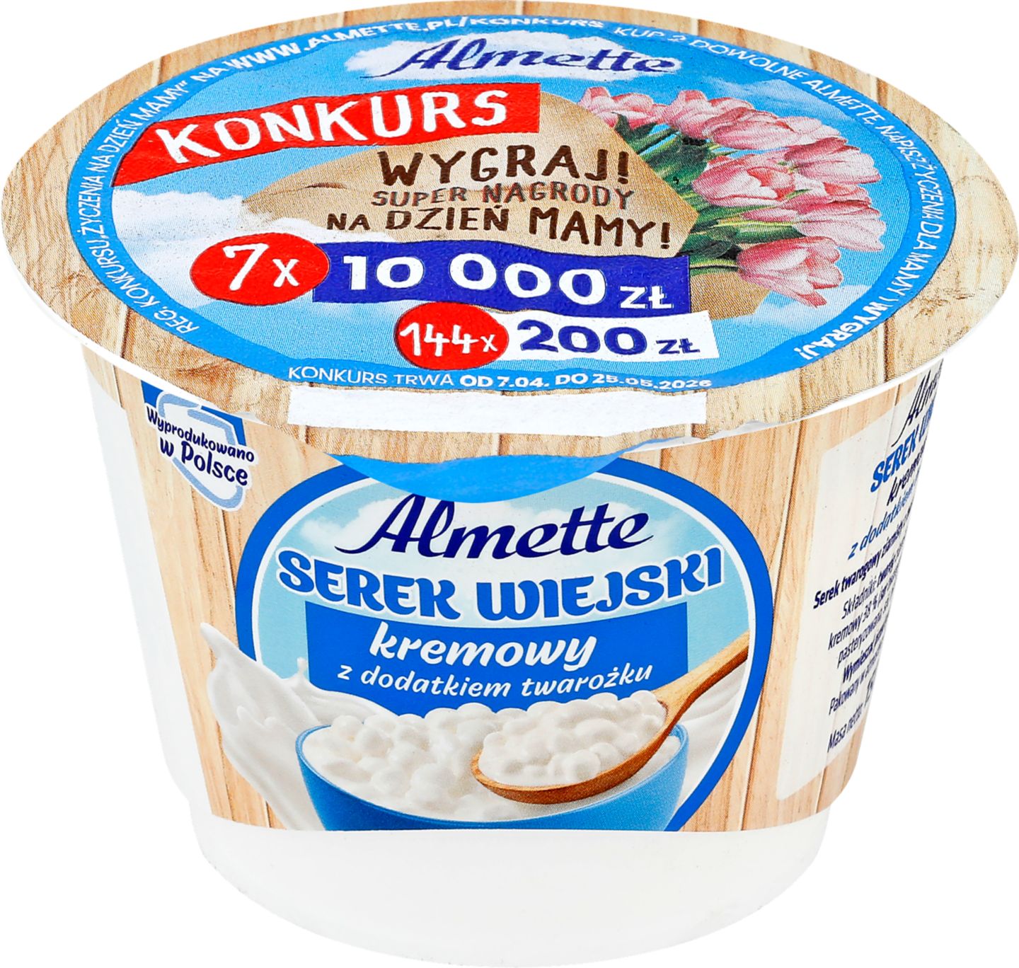 Almette Cottage krémový
čerstvý měkký nezrající sýr